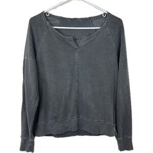 Stateside Charcoal Knit Top